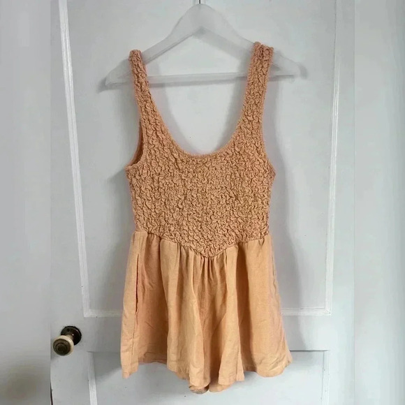 Free People Juliette romper in honeysuckle Size S - Picture 1 of 5